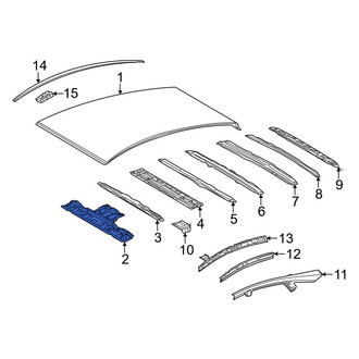 Toyota OE - Front Roof Header Panel