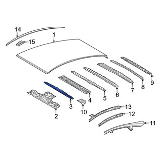Toyota OE - Front Roof Panel Reinforcement