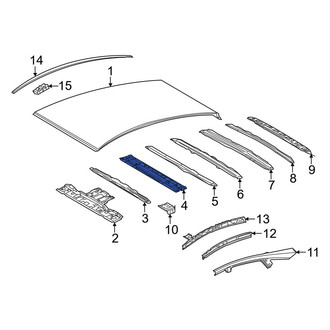 Toyota OE - Center Front Roof Panel Reinforcement