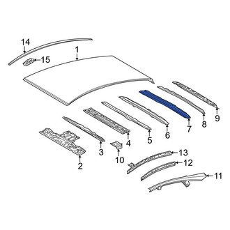 Toyota OE - Rear Center Roof Panel Reinforcement