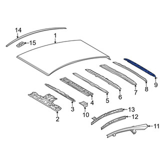 Toyota OE - Rear Roof Header Panel