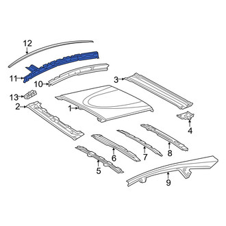 Toyota OE - Left Inner Roof Side Rail