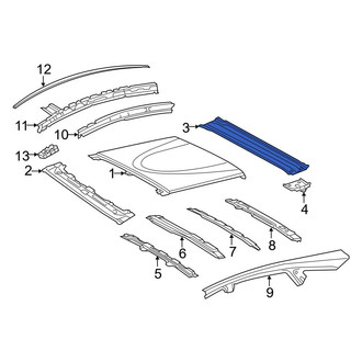 Toyota OE - Center Roof Panel Reinforcement