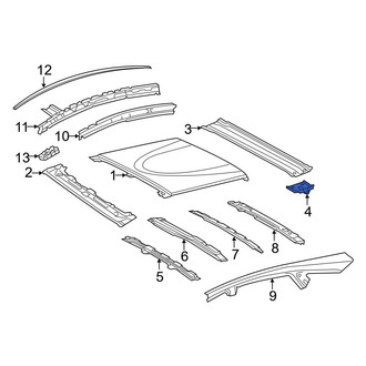 Toyota OE - Center Roof Panel Reinforcement Bracket