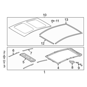 Toyota OE - Roof - Sunroof (With Sunroof)