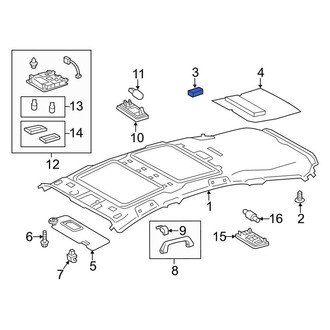 Toyota OE - Front Roof Insulator