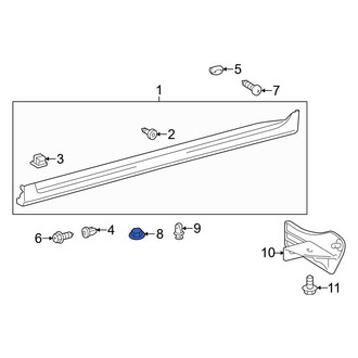 Toyota OE - Rocker Panel Molding Clip