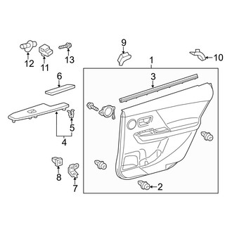 Toyota OE - Rear Door - Interior Trim