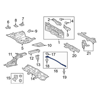 Toyota OE - Rear Floor Pan Bracket