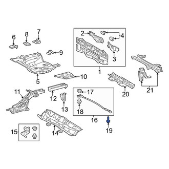 Toyota OE - Floor Pan Reinforcement Bolt