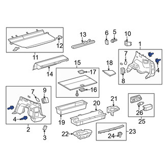 Toyota OE - Reading Light Clip
