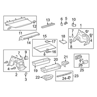 Toyota OE - Rear Body & Floor - Interior Trim