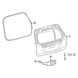 Toyota OE - Lift Gate - Gate & Hardware