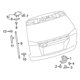 Toyota OE - Lift Gate - Lock & Hardware