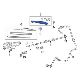 Toyota OE - Rear Wiper Arm