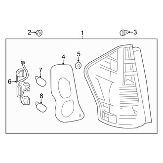 Toyota OE - Rear Lamps - Combination Lamps