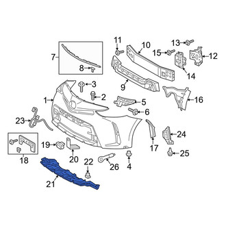 Toyota OE - Front Radiator Support Splash Shield