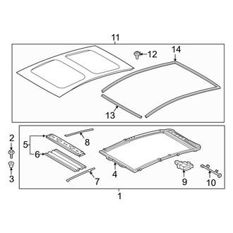 Toyota OE - Sunroof Assembly