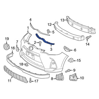 Toyota OE - Bumper Cover Bracket