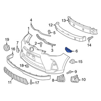 Toyota OE - Front Left Bumper Guide