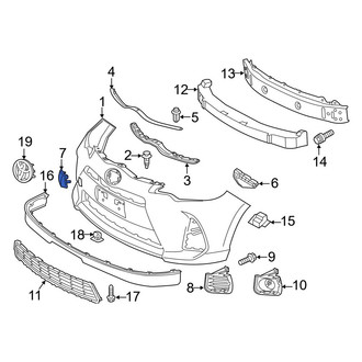 Toyota OE - Front Tow Eye Cap