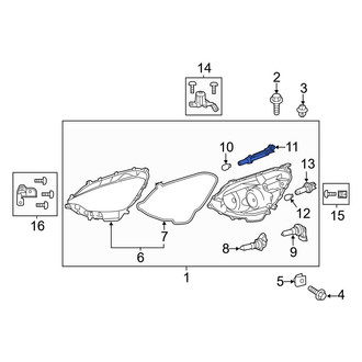 Toyota OE - Front Parking Light Bulb Socket