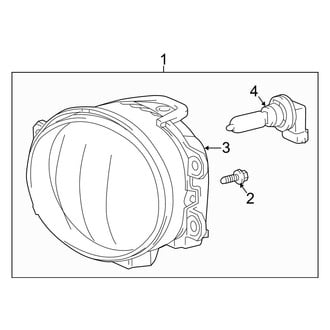 Toyota OE - Front Left Fog Light