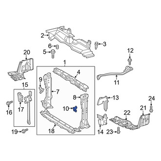 Toyota OE - Front Left Radiator Support Bracket