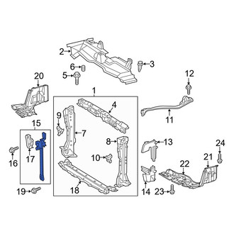 Toyota OE - Front Hood Latch Support