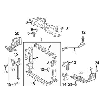 Toyota OE - Radiator Support