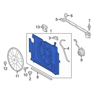 Toyota OE - Front Engine Cooling Fan Shroud