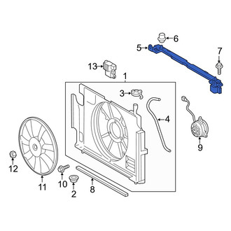 Toyota OE - Engine Cooling Fan Shroud Bracket