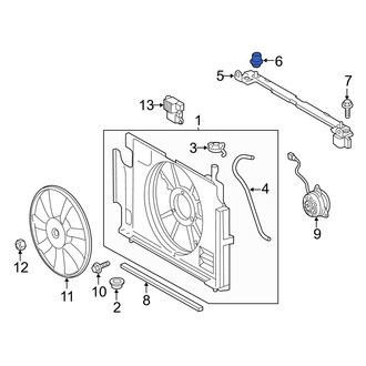 Toyota OE - Upper Radiator Insulator