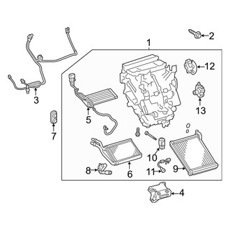 Toyota OE - Air Conditioner & Heater - Evaporator & Heater Components