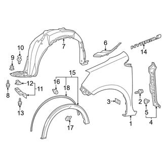 Toyota OE - Fender & Components