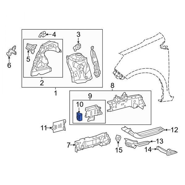 Frame Rail End Bracket