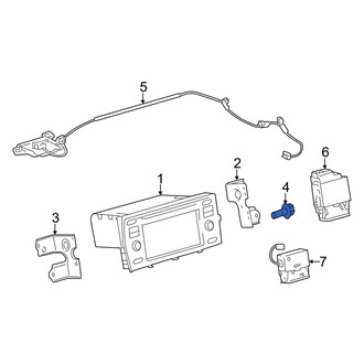 Toyota OE - GPS Navigation System Screw