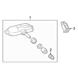 Toyota OE - Electrical - Tire Pressure Monitor Components (Four / One / Three / Two)