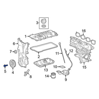 Toyota OE - Engine Crankshaft Pulley Bolt