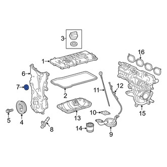 Toyota OE - Front Engine Crankshaft Seal