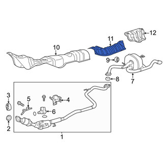 Toyota OE - Center Floor Pan Heat Shield