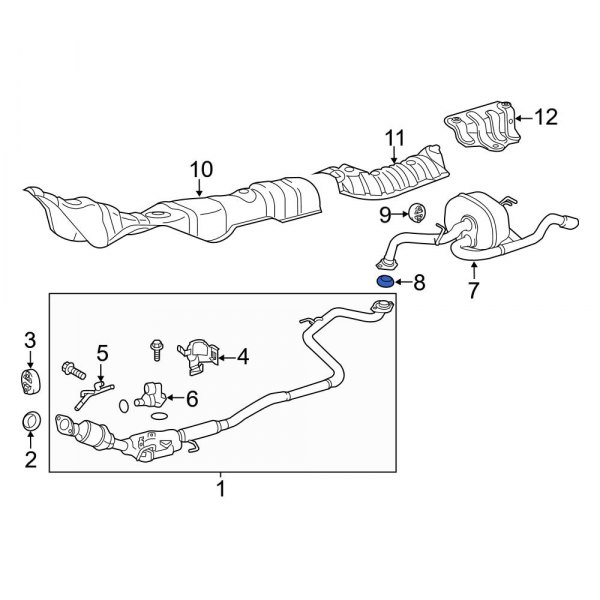 Exhaust Muffler Gasket