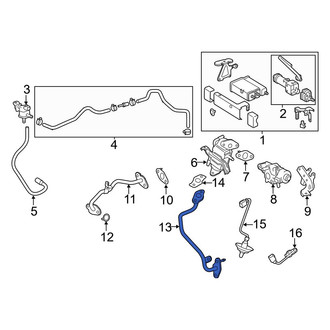 Toyota OE - Lower Exhaust Gas Recirculation (EGR) Tube