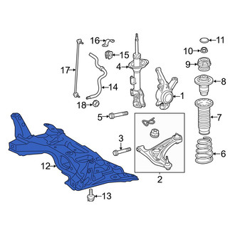 Toyota OE - Front Suspension Subframe Crossmember