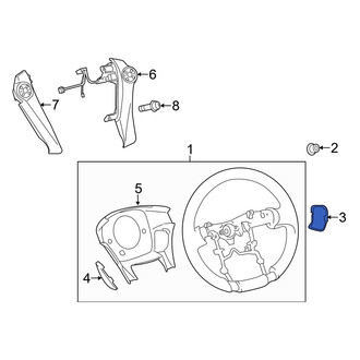 Toyota OE - Right Steering Wheel Plug