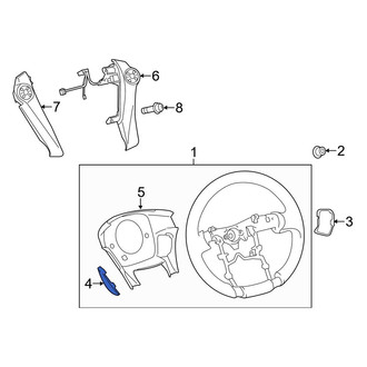 Toyota OE - Left Steering Wheel Plug