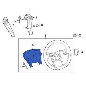 Toyota OE - Rear Steering Wheel Back Cover