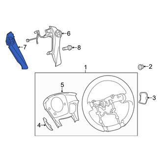 Toyota OE - Left Steering Wheel Radio Controls