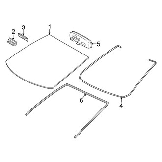 Toyota OE - Windshield - Glass