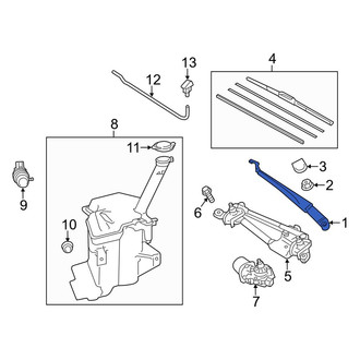 Toyota OE - Front Right Wiper Arm